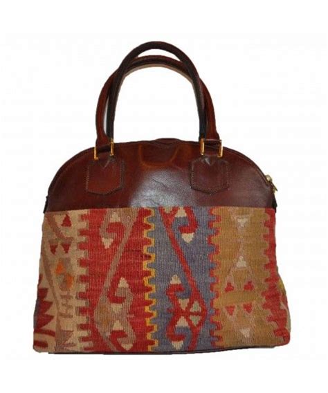 Turkish Vintage Kilim Bag B Size W H D Drop Length