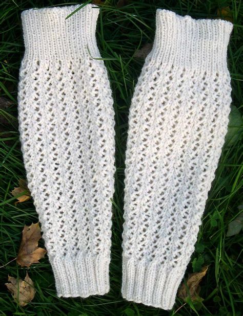 Easy Knitting Patterns For Leg Warmers