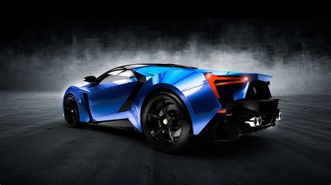 Please contact us if you want to publish a blue sports car. Wallpaper : blue cars, Lamborghini, rear view, sports car ...