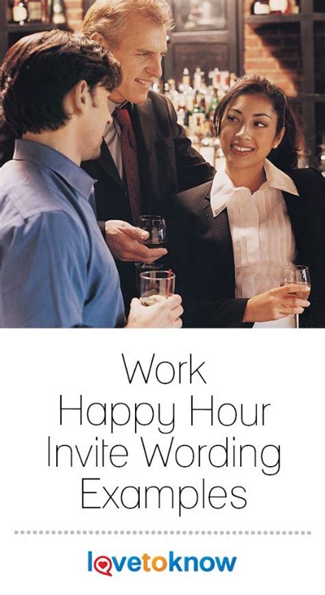 work happy hour invite wording examples happy hour