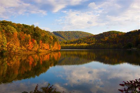 Autumn In Central Pennsylvania Raystown Lake Pa Scenery Lake