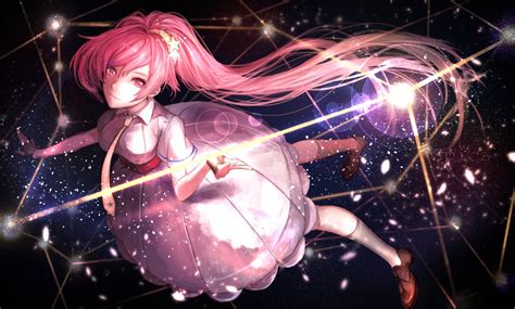 Wallpaper Long Hair Anime Girls Original Characters Pink Hair