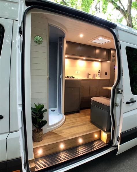 Man Transforms Old White Van Into A High End Home On Wheels Build A
