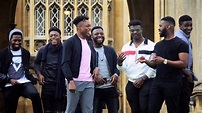 Why 14 black male Cambridge students posed for this photo - BBC News