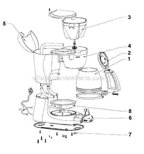 Mr Coffee Esx33 Parts List And Diagram