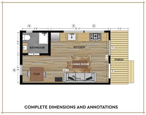 12 X 20 Cabin Floor Plans 953