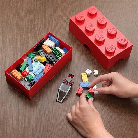 Lego Brick Shaped Lunch Box Gadgetsin