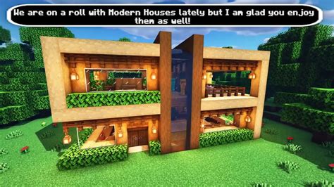 Minecraft Como Hacer Una Casa Moderna De Madera Youtube My XXX Hot Girl