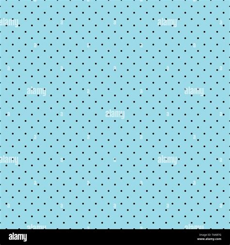 Seamless Abstract Polka Dot Shapes On Light Blue Background For Fabric