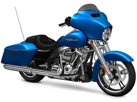 Used 2018 Harley Davidson Street Glide® Electric Blue Motorcycles In