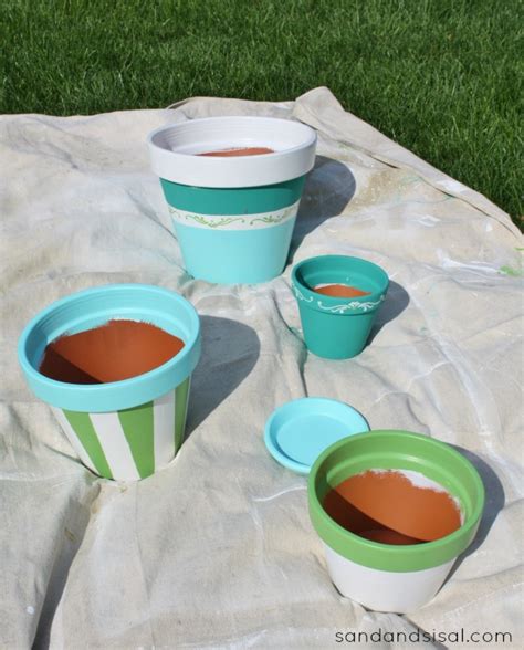 Can you paint glazed garden pots. How to Paint Terracotta Pots - Sand and Sisal