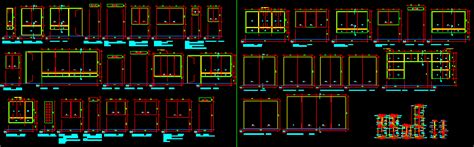 Panels And Windows Details Dwg Detail For Autocad