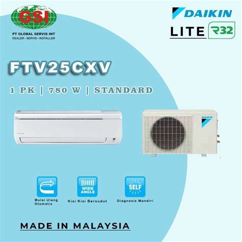 Promo AC DAIKIN PK STANDART MALAYSIA STV CXV Diskon Di Seller