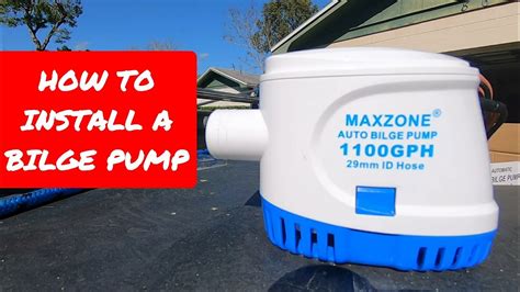 How To Install An Automatic Bilge Pump Youtube