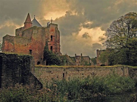 Wallpaper Sky Castle Chateau Ruins Cloud Wall Building