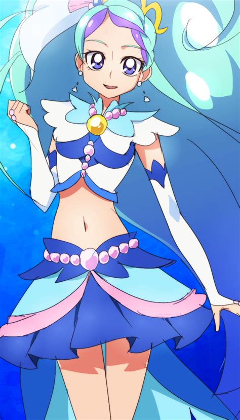 Kaidou Minami And Cure Mermaid Precure And 1 More Drawn By Manji