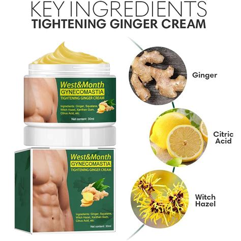 Buy Gynecomastia Tightening Ginger Cream Ml Breast Firming Cream