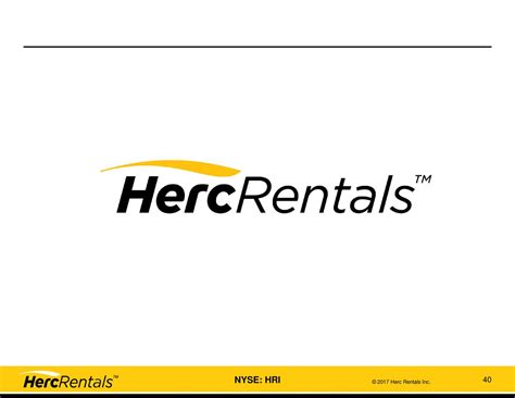 Herc Holdings 2017 Q3 Results Earnings Call Slides Nysehri