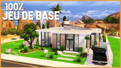 Création Sims 4 Maison 100 Jeu De Base Speed Build Défi Youtube