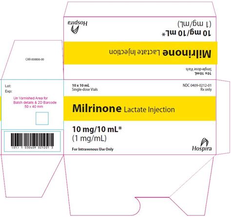 Milrinone Injection Fda Prescribing Information Side Effects And Uses