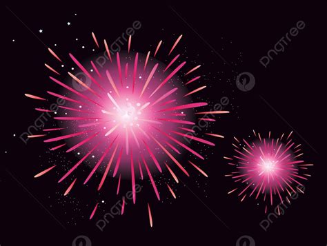 Fireworks Display Holiday Silvester Festive Vector Holiday Silvester