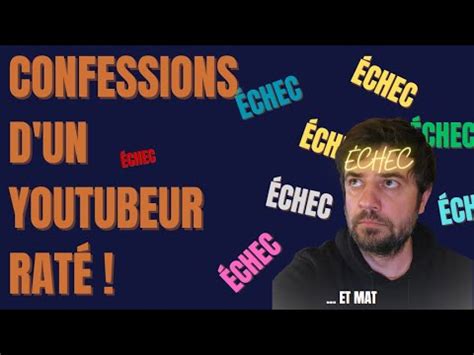 L Histoire Vraie Du Youtubeur Qui N A Pas R Ussi Youtube