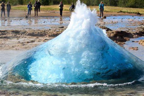 Geyser Bubble 2 Stock Image Image Of Steam Strokkur 28939319