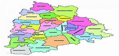 Telangana Map Districts Bhoomi Land Pahani State