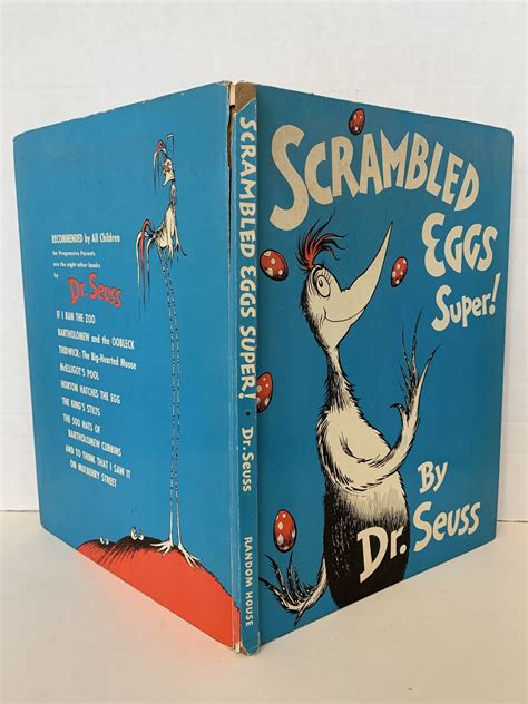 Scrambled Eggs Super Signed First Editionfirst Printing Par Dr