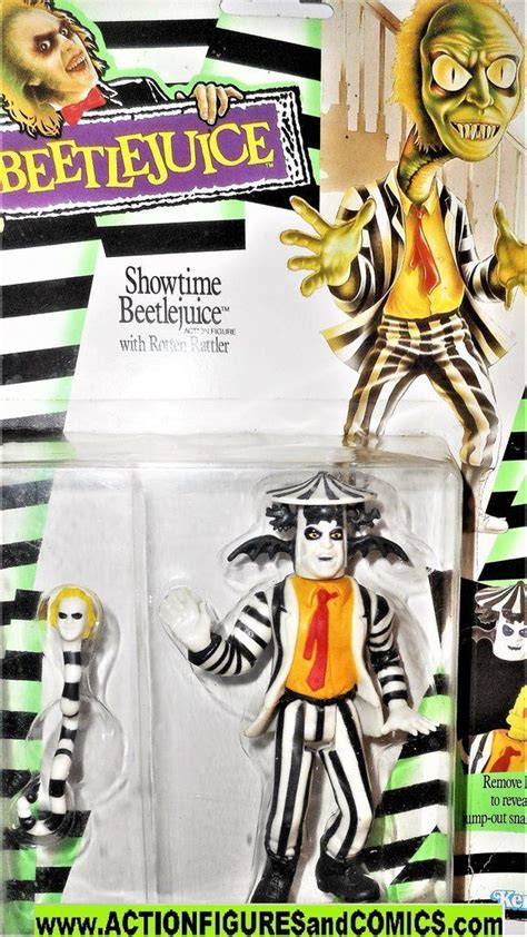 A complete checklist of the beetlejuice (kenner) action figure toy series to help you complete your collection. Beetlejuice SHOWTIME tim burton michael keaton kenner 1989 moc