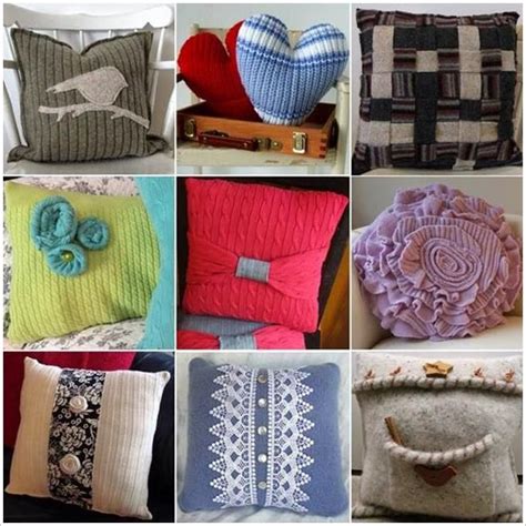 Old Sweaters Got Upcycled Into These Cozy Pillows