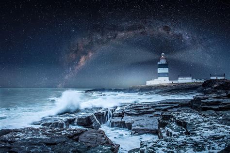 Hook Lighthouse Wexford Ireland Ocean Lighthouse Storm Sky