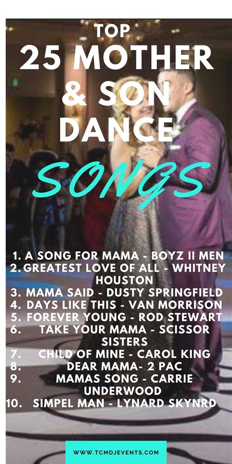 Top 25 Mother Son Dance Songs For Wedding With Helpful Tips