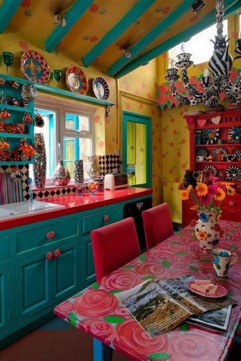 Update Your Kitchen With 50 Autumn Color Trends Ideas 48 Bohemian