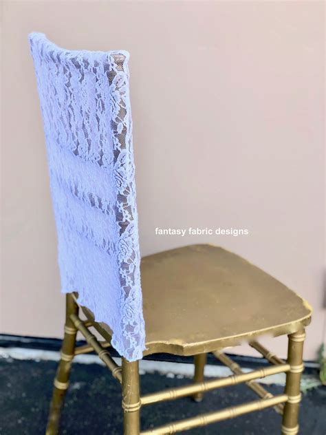 Lace Chair Cover Wedding Decor Wedding Chair Covers Chair Sash