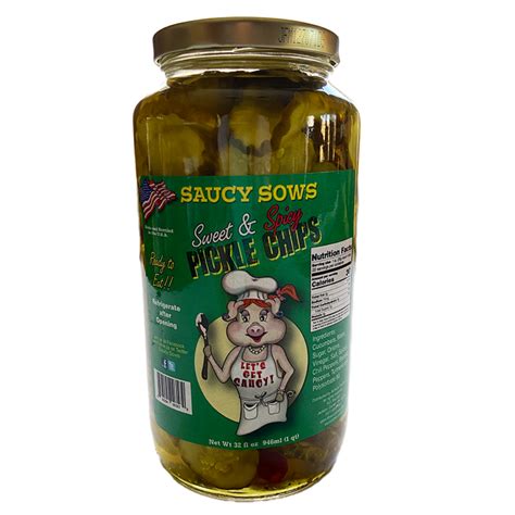 Sweet And Spicy Pickles Saucy Sows Bunker Hill Cheese