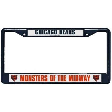 Chicago Bears Monsters Of The Midway Chrome License Plate Frame By