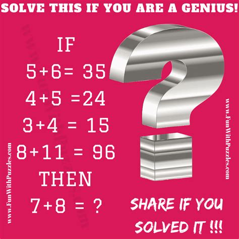 Puzzle questions pdf in this post we are providing you the puzzles pdf with detailed solution & short tricks. Maths Brain Puzzle Question with Answer