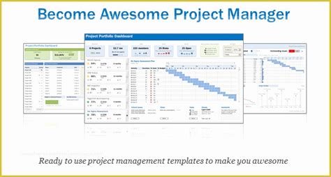 Free Excel Multiple Project Management Tracking Templates Of Excel