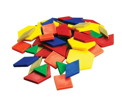 Pattern Blocks Manipulatives Math Concepts With Geometric Shapes