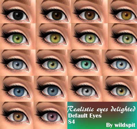 Sims 4 Maxis Match Default Eyes Poosoul