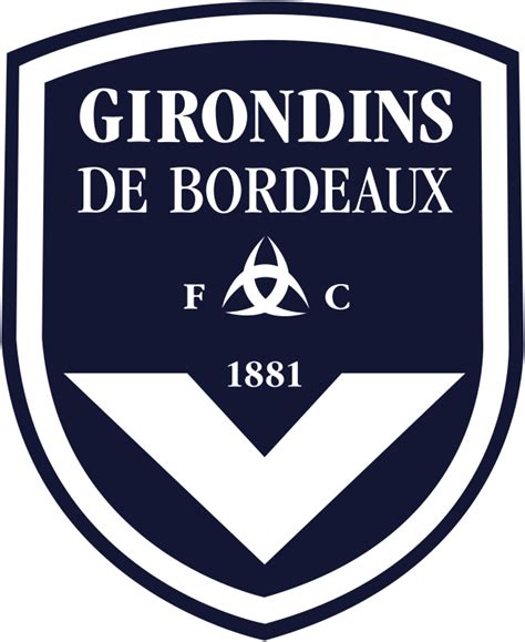 Girondins de bordeaux logo by unknown author license: Fichier:Logo des Girondins de Bordeaux.svg — Wikipédia