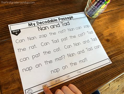 How To Use Decodable Readers Firstgraderoundup