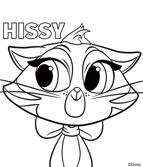 You can find here 2 free printable coloring pages of puppy dog pals. Puppy Dog Pals Coloring Page Hissy | Puppy coloring pages ...