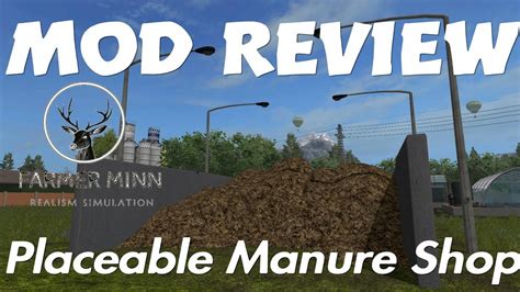 Placeable Manure Shop Farming Simulator 17 Ps4 Mod Review Youtube