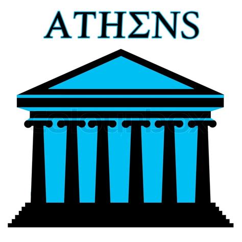 Athen Symbol Stock Vektor Colourbox