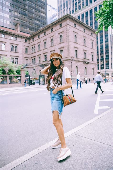 Nyc Tourist Ootd How To Stylishly Style A Tee The Sweetest Thing