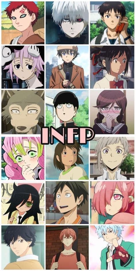 Anime Infp Mbti Character Anime Infp Personality