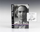 Philip Roth First Edition Signed