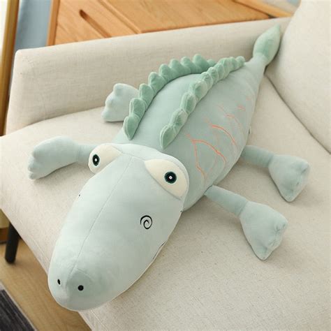 Large Crocodile Alligator Soft Stuffed Plush Pillow Toy Gage Beasley